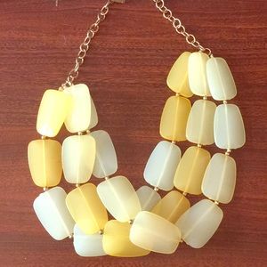 Yellow Statement Necklace